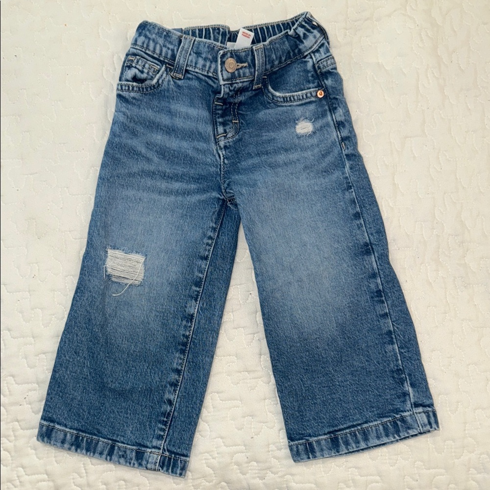 Cat & Jack Kids Wide Leg Jeans